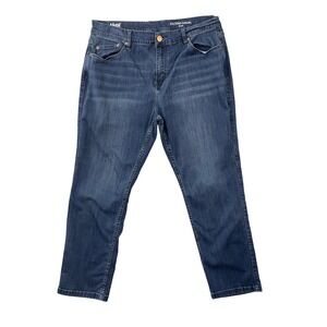Mugsy Fultons Casual Jeans Mens 38x30 Dark Wash Straight Leg Stretch Denim